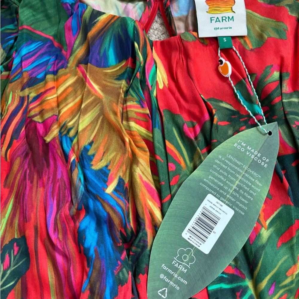 Farm Rio Colorful Patterned Dress - Picture 4 of 5